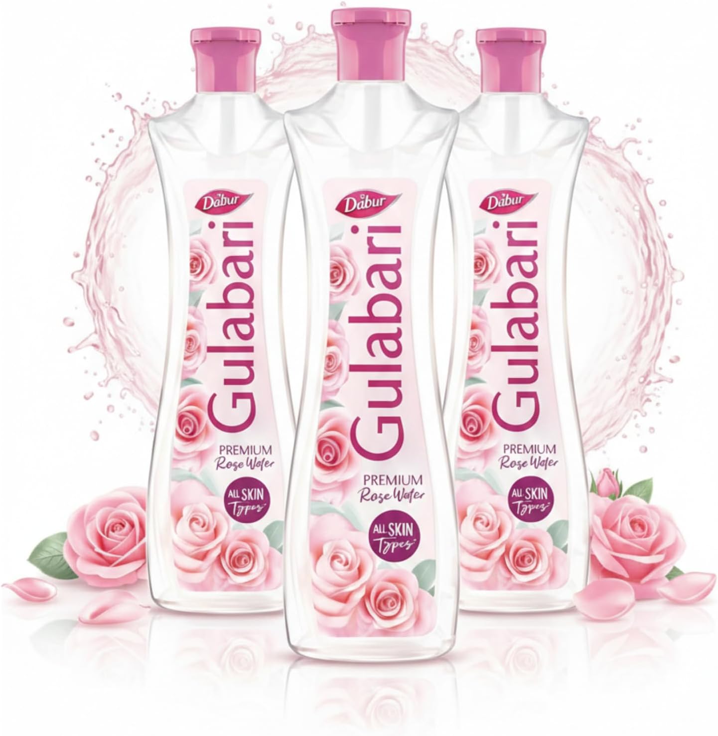 Dabur Dabur Gulabari, премиальная розовая вода/тоник для лица — 400 мл Очищающие средства и средства для умывания лица - Изображение 4