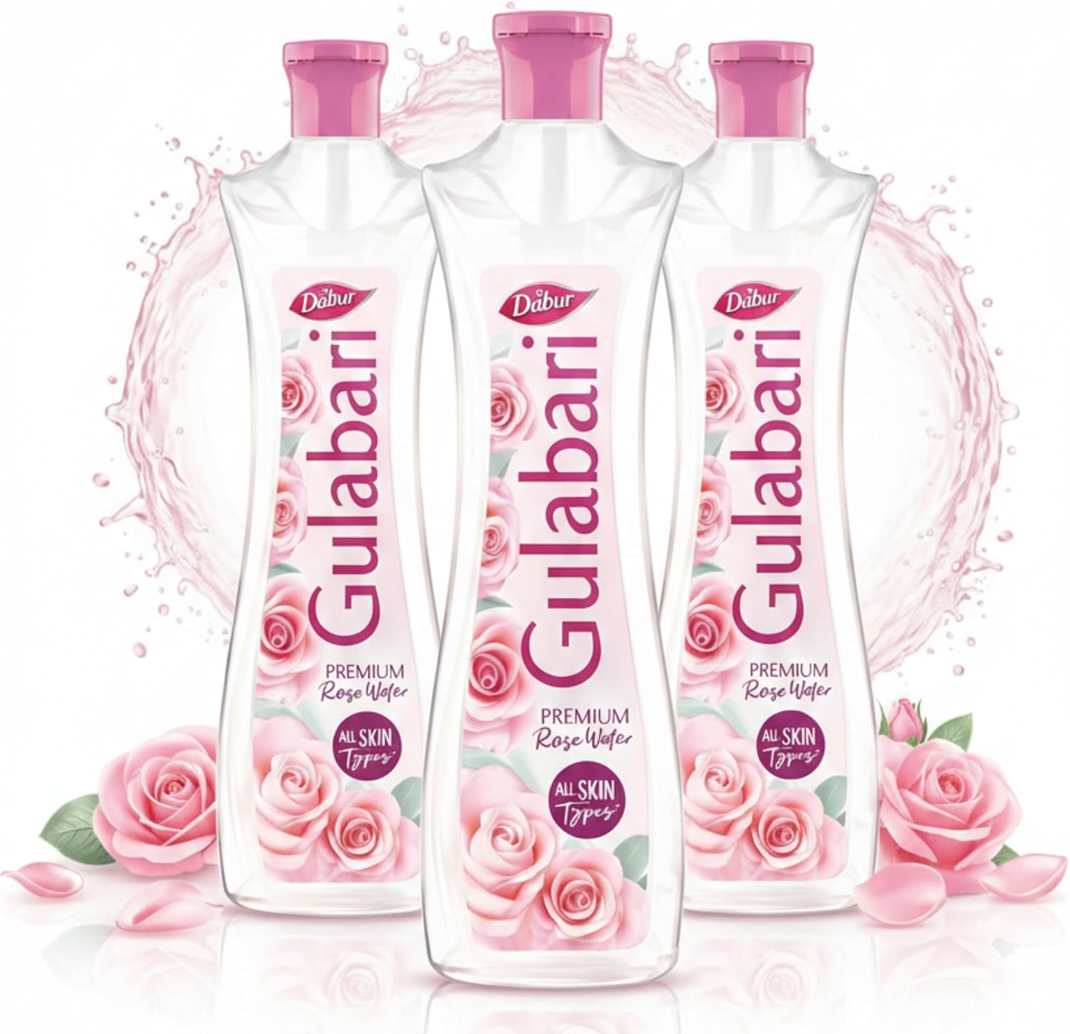 Dabur Dabur Gulabari, премиальная розовая вода/тоник для лица — 400 мл Очищающие средства и средства для умывания лица - Изображение 5