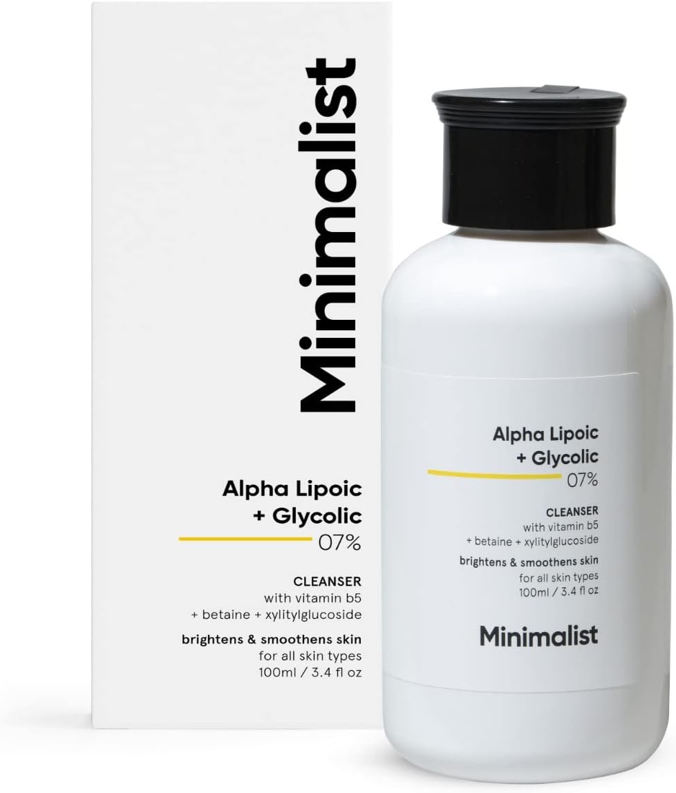 Vedashi Herbals Minimalist, осветляющее средство для умывания с 7% ALA и гликолевой кислотой | 100 мл — Minimalist | Фото 2