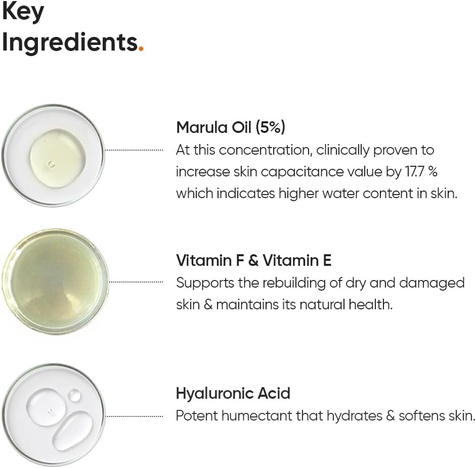 Vedashi Herbals Minimalist увлажняющий крем с маслом марулы 5% и гиалуроновой кислотой, 50 г, для сухой кожи — Minimalist | Фото 5
