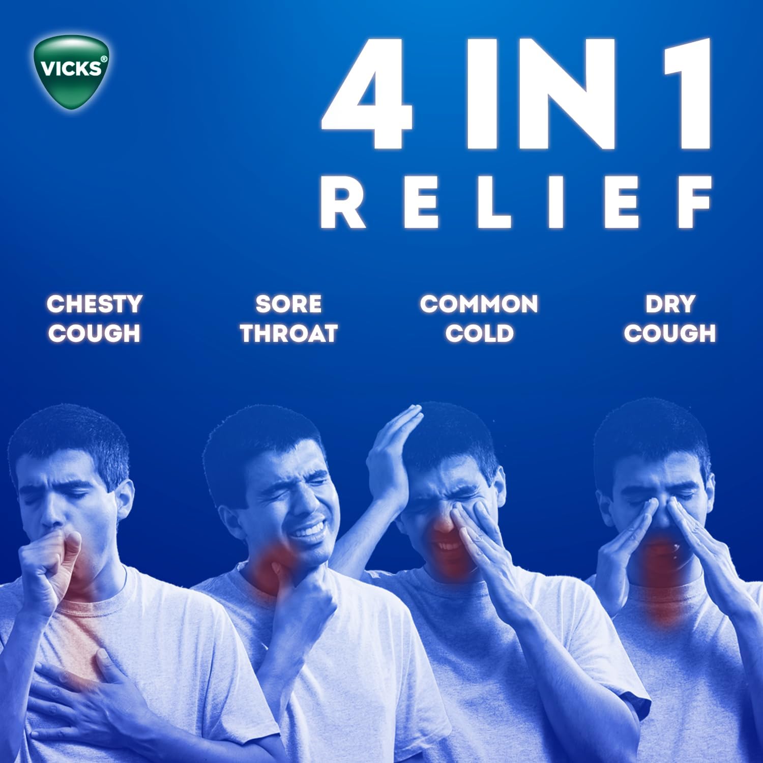 Vicks Vicks сироп от кашля, 100 мл, аюрведический, с тулси и имбирём, от сухого и влажного кашля Здоровье органов дыхания - Изображение 4