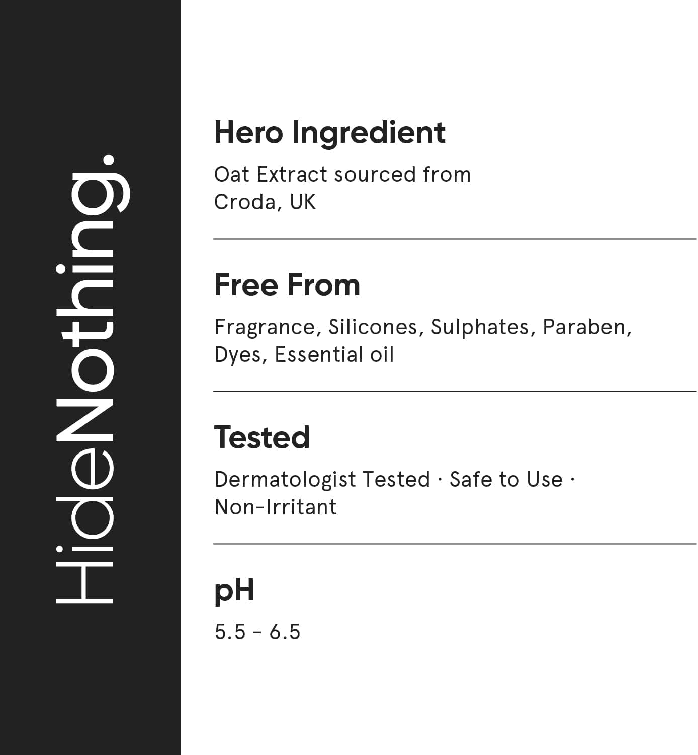 Vedashi Herbals Minimalist средство для умывания с B12, 6% овсяным экстрактом и гиалуроновой кислотой, 120 мл — Minimalist | Фото 6