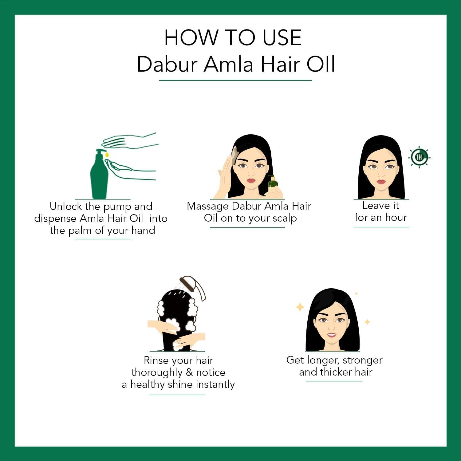 Dabur Dabur Amla, масло для волос — для крепких, длинных и густых волос, 550 мл Масла для волос - Изображение 6