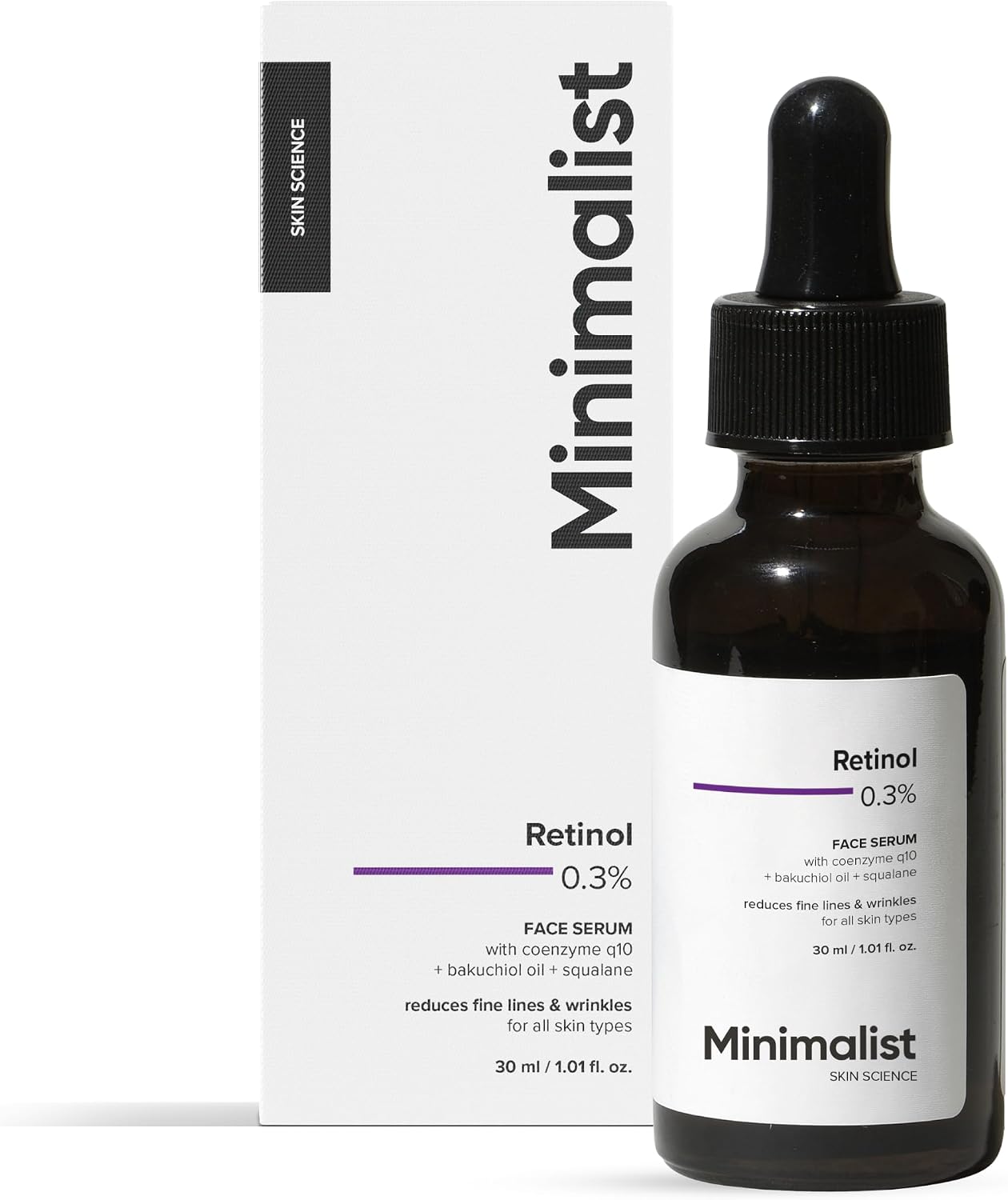 Vedashi Herbals Minimalist, антивозрастная ночная сыворотка с ретинолом 0,3% и Q10 | 30 мл — Minimalist | Фото 3