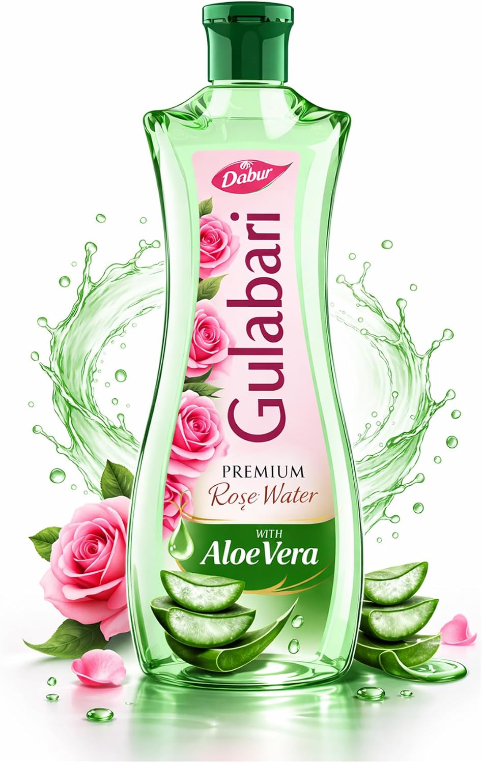 Dabur Dabur Gulabari, премиальная розовая вода с алоэ вера — 400 мл Очищающие средства и средства для умывания лица - Изображение 2