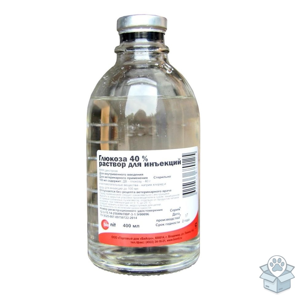 Bionit: Глюкоза 40%, 400 мл