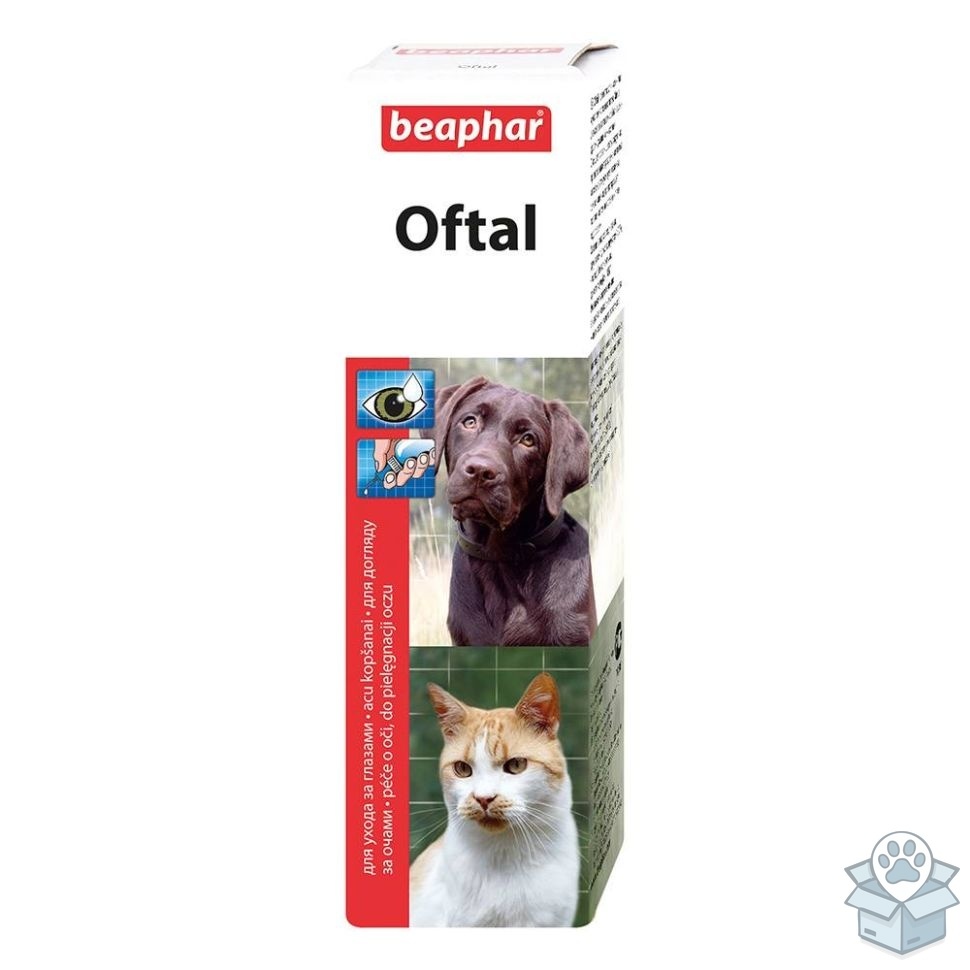 Beaphar: лосьон "Oftal Augenpflege" для ухода за глазами, 50 мл