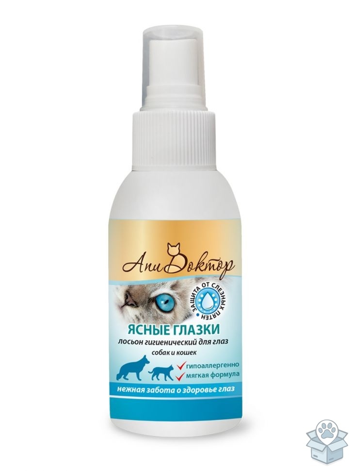 Пчелодар: Лосьон для глаз "Ясные глазки" для собак и кошек, 100 мл