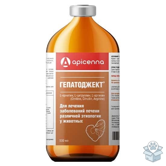 Апи-Сан: Гепатоджект, раствор для инъекций, 500 мл
