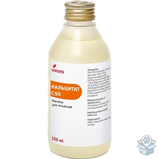 Livisto: Кальцитат С50, раствор для инъекций, 250 мл