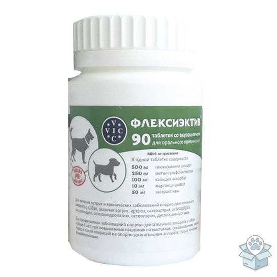 ВИК: Флексиэктив, для собак, 90 табл.