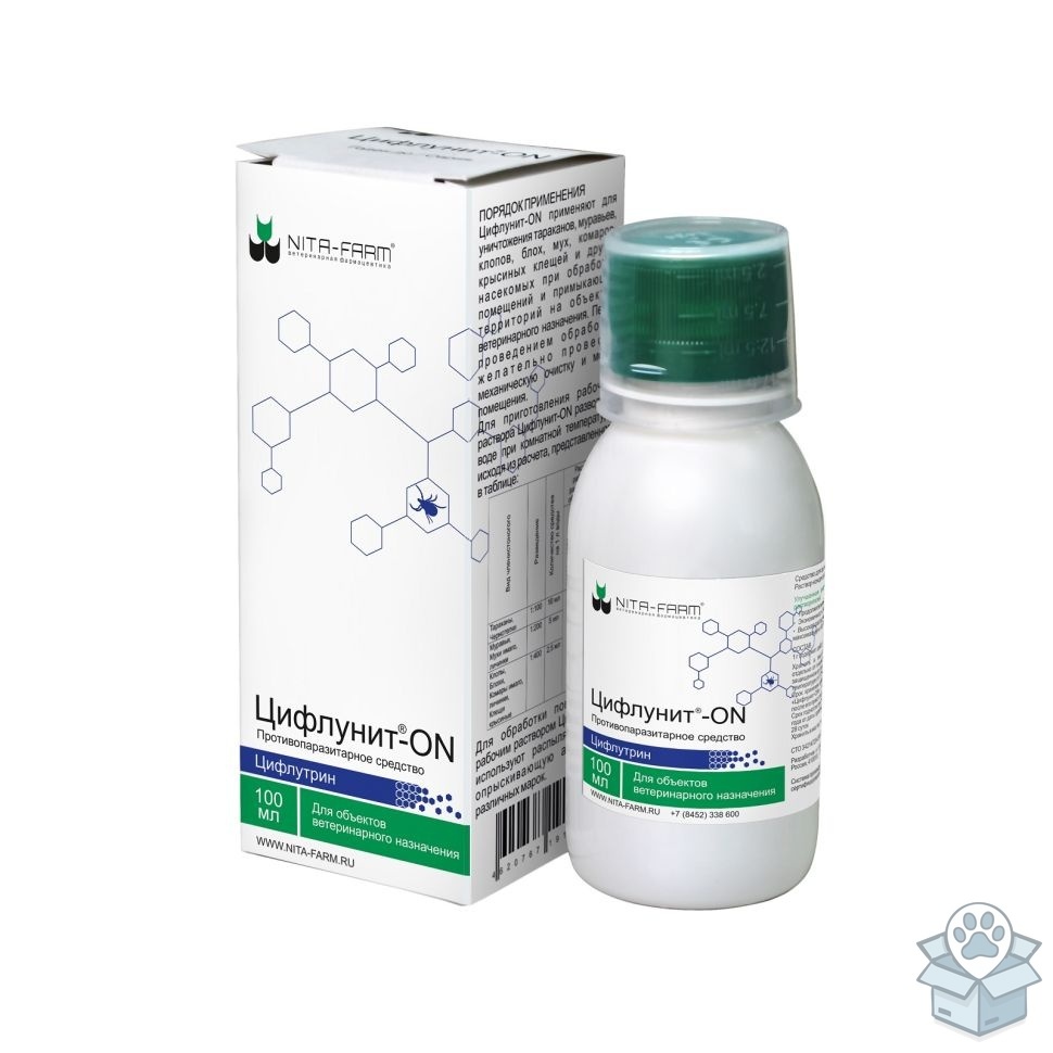 Nita Farm: Цифлунит ON, средство для дезинсекции помещений, 100 мл