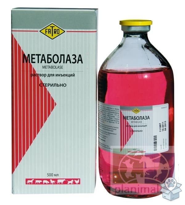 Fatro: Метаболаза, раствор для инъекций, 500 мл