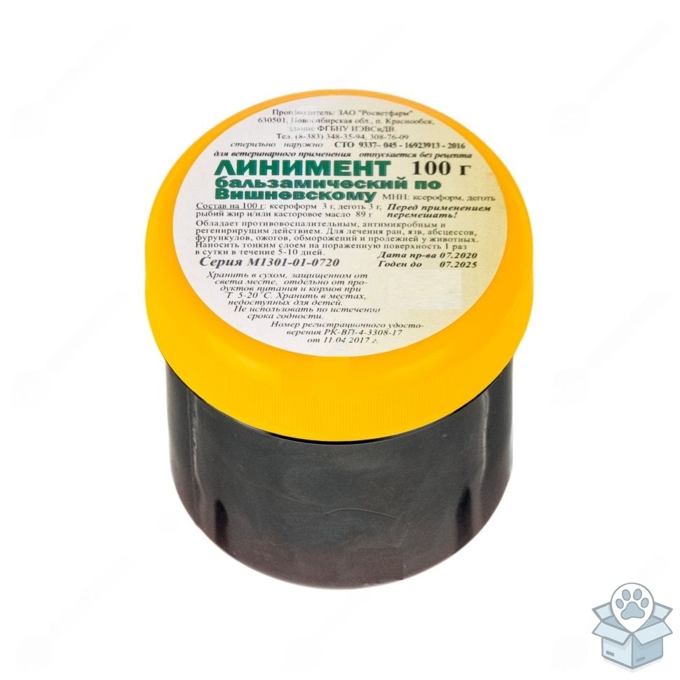 Росветфарм: Линимент бальзамический Вишневского, 100 гр
