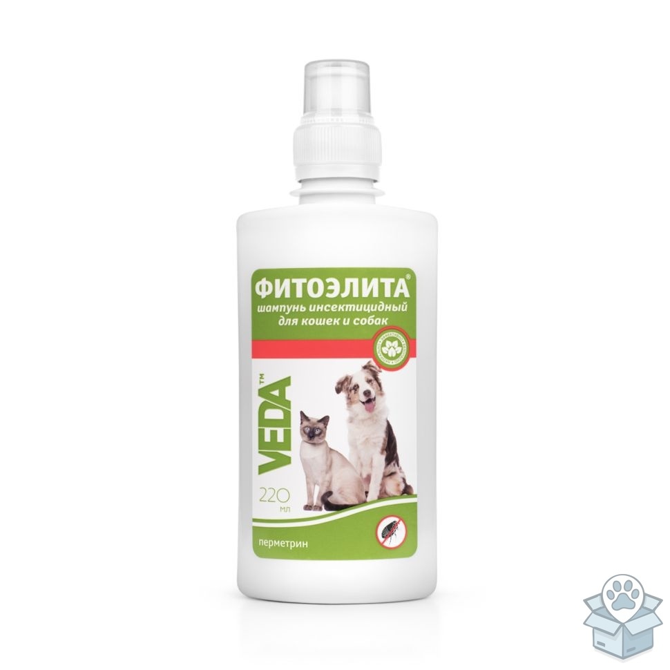Веда: Фитоэлита, шампунь инсектицидный, для кошек и собак, 220 мл