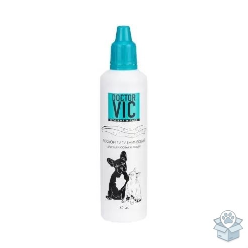 ВИК: Лосьон гигиенический, для ушей, для собак и кошек, 60 мл