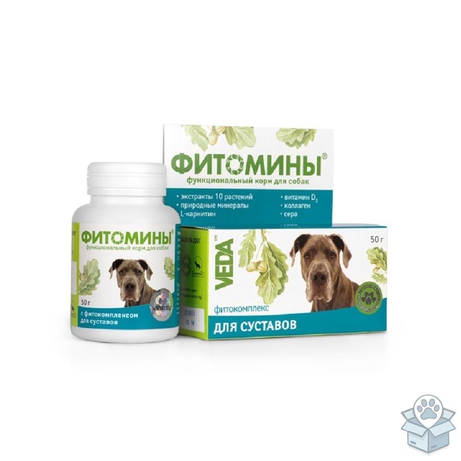 Веда: Фитомины для суставов, для собак, 50 г