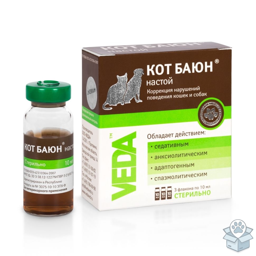 Веда: Кот Баюн, настой, для собак и кошек, 3 фл./уп