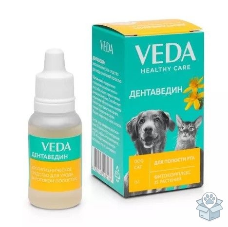 VEDA: Дентаведин, Стоматологический гель, для кошек и собак, 15 гр