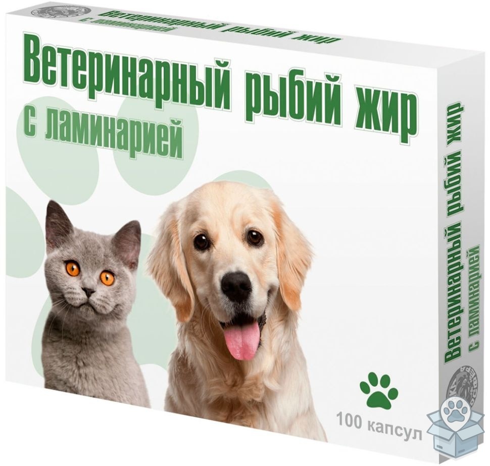 Вака: Рыбий жир с морскими водорослями, в капсулах, 100 шт.
