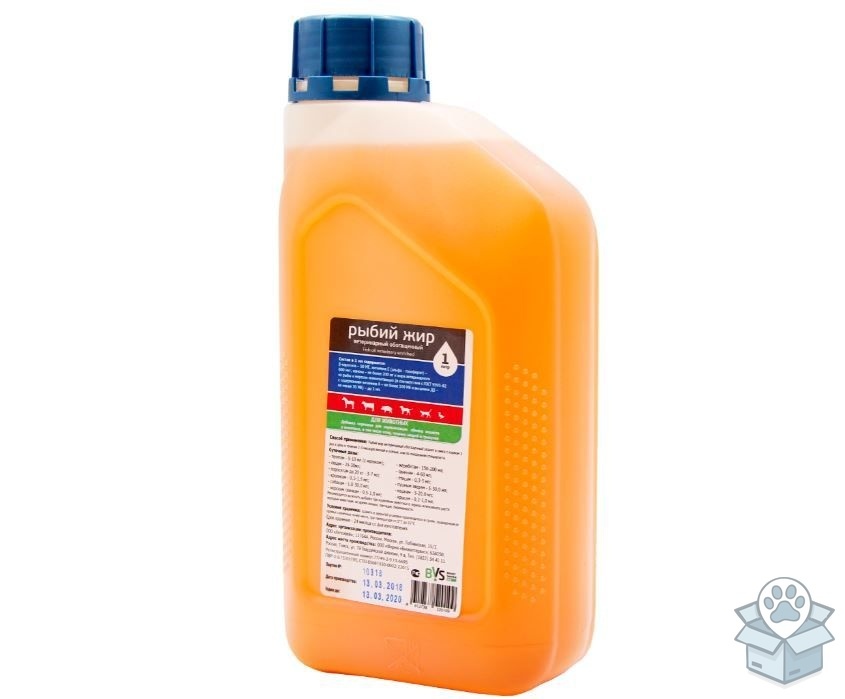 Биоветсервис: Рыбий жир ветеринарный, 1 л