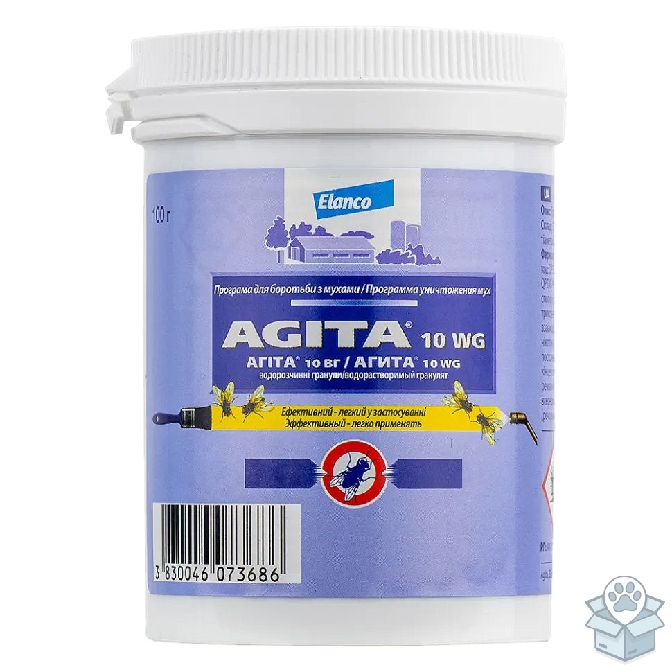 Elanco: Агита 10%, для обработки помещений, 100 гр