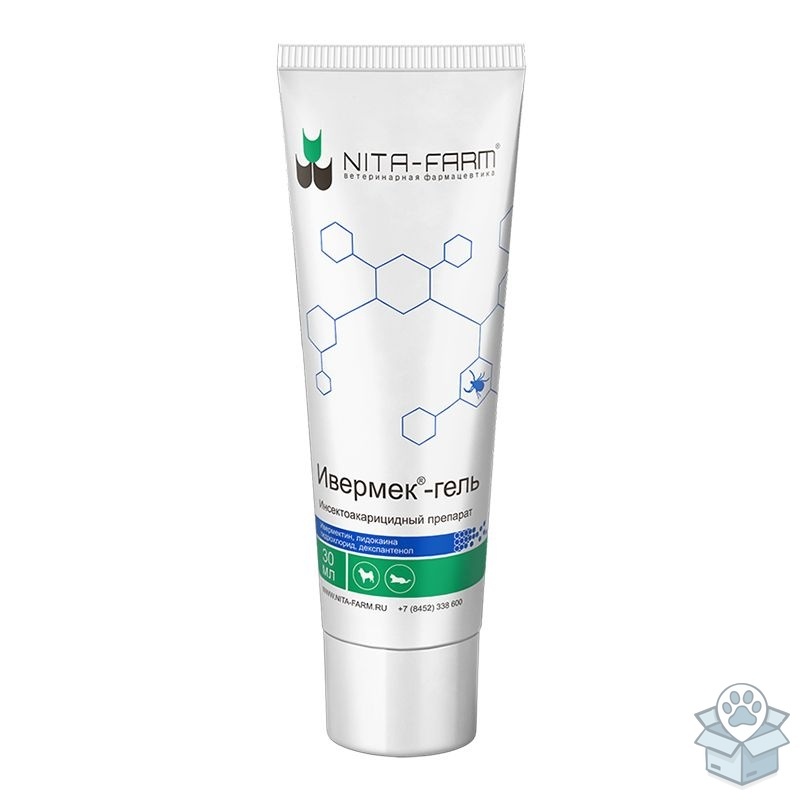 NitaFarm: Ивермек-гель, 30 мл