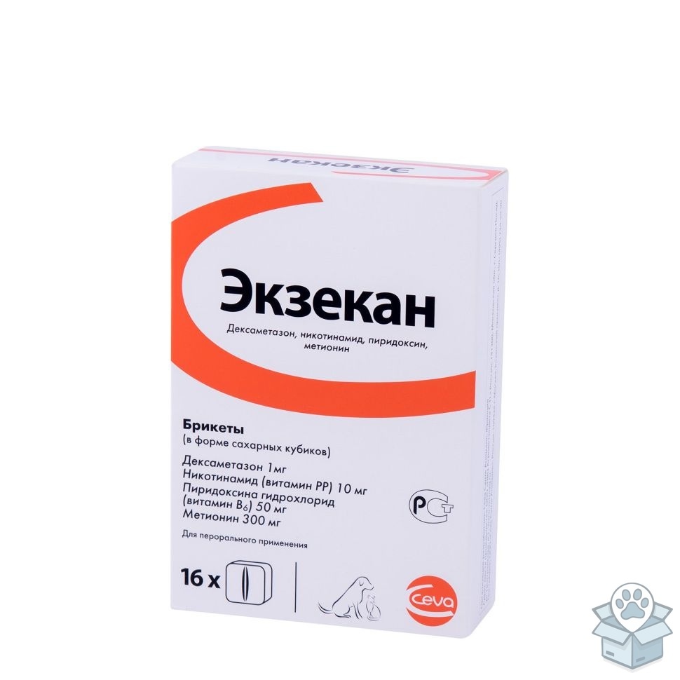 Ceva: Экзекан, 16 сахарных кубиков