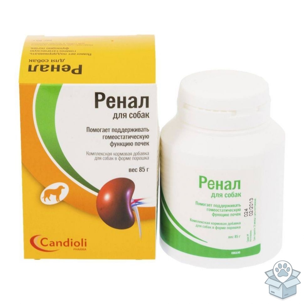Candioli: Ренал кормовая добавка для собак, 85 гр