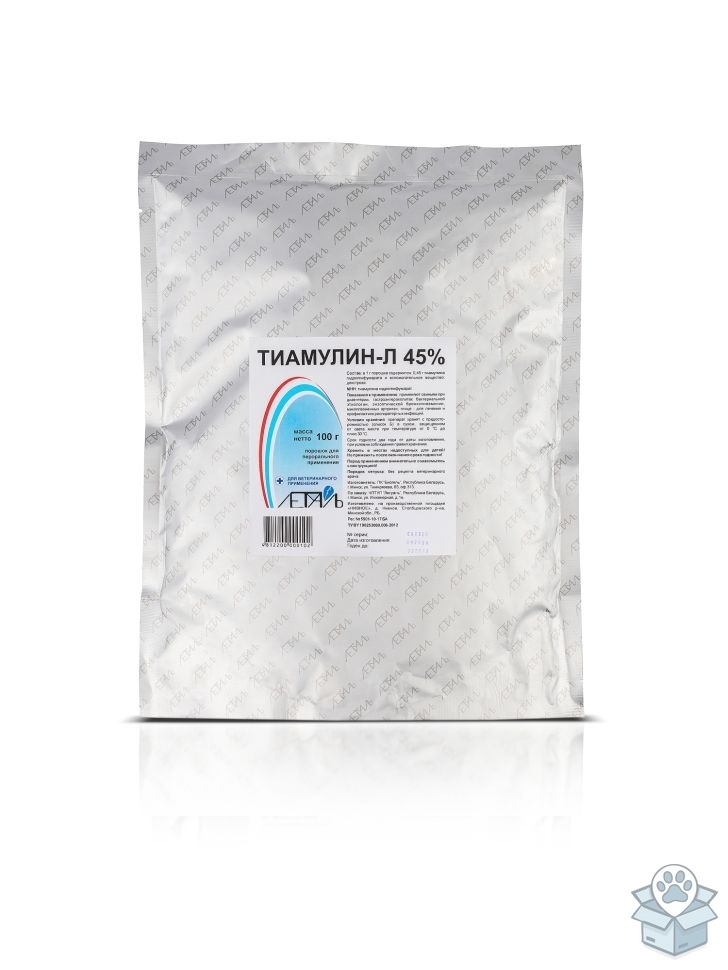 Биогель: Тиамулин Л 45%, порошок, 100 гр