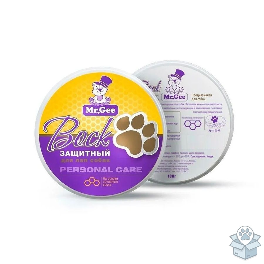 Polidex: Mr.Gee, Воск защитный, для лап собак, 100 гр