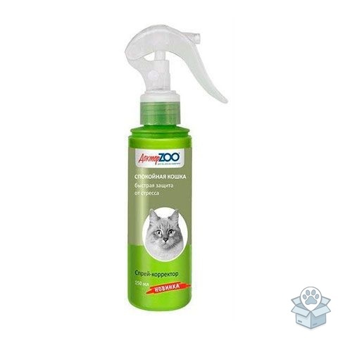 Доктор ZOO: Спрей для котят и кошек "Защита от стресса", 150 мл