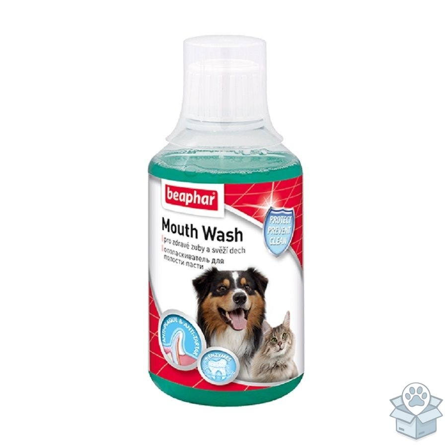 Beaphar: Mouth Wash Ополаскиватель для полости пасти, для кошек и собак, 250 мл