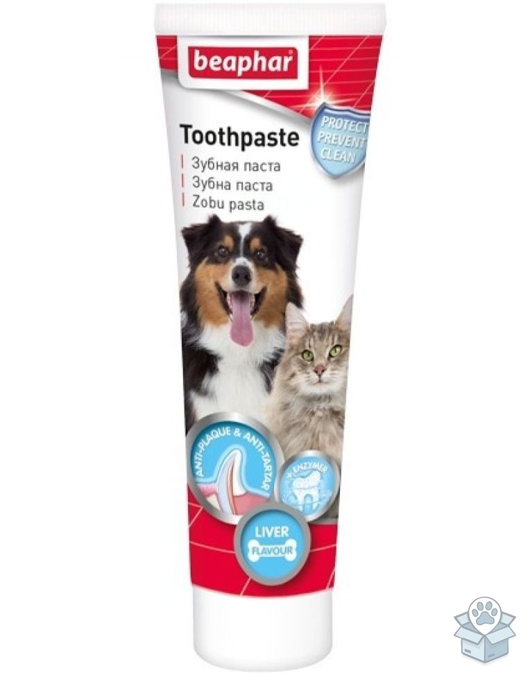Beaphar: Зубная паста для собак и кошек со вкусом печени, 100 гр