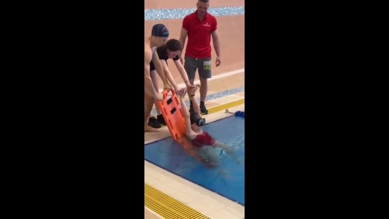 26 марта, в бассейне спортивного комплекса «Олимпия» прошли учения спасателей на воде