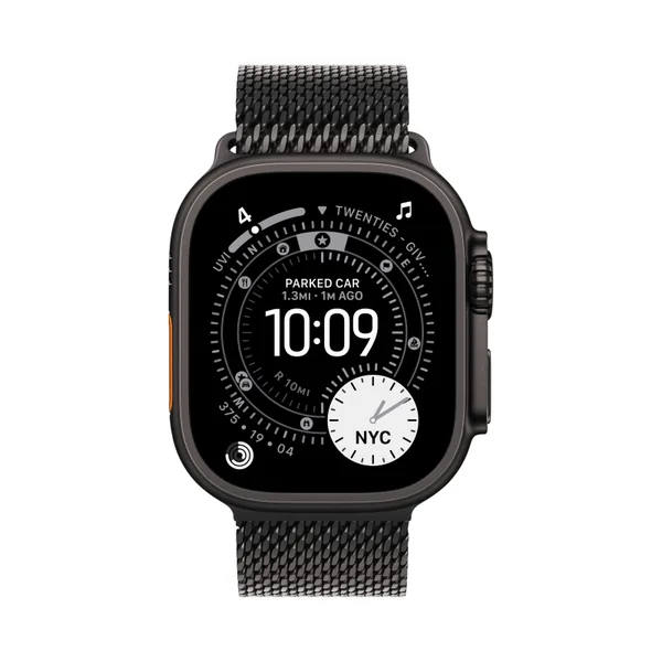 Apple Watch Ultra 3 Milanese, Black, S