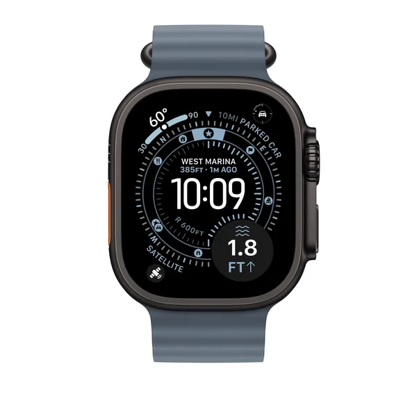 Apple Watch Ultra 3 Ocean, Black-Anchor Blue
