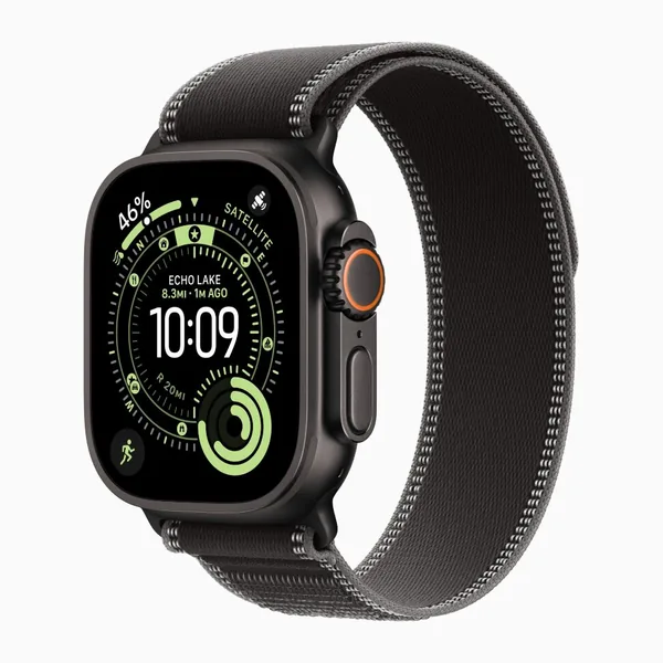 Apple Watch Ultra 3 Trail, Black-Charcoal, M/L