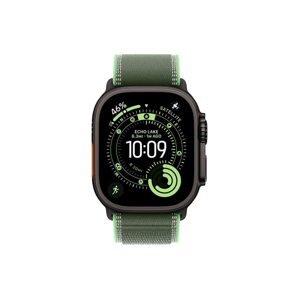 Apple Watch Ultra 3 Trail, Black-Green/Neon, M/L