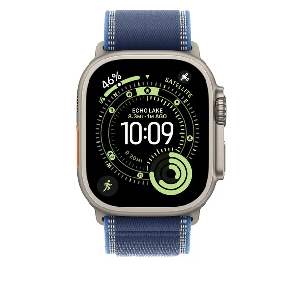 Apple Watch Ultra 3 Trail, Natural-Blue, M/L