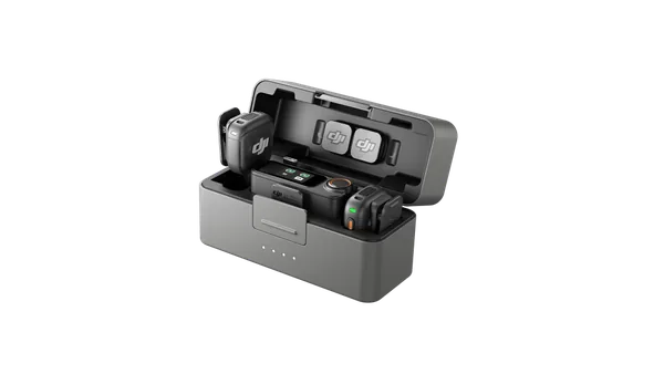 DJI Mic 3 (2 TX + 1 RX + Charging Case), Black