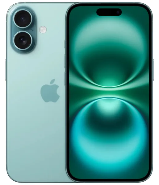 iPhone 16, 128 ГБ, Teal, SIM + eSIM