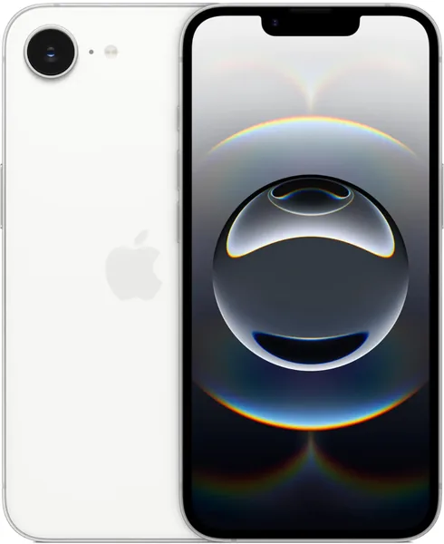 iPhone 16e, 256 ГБ, White, SIM + eSIM