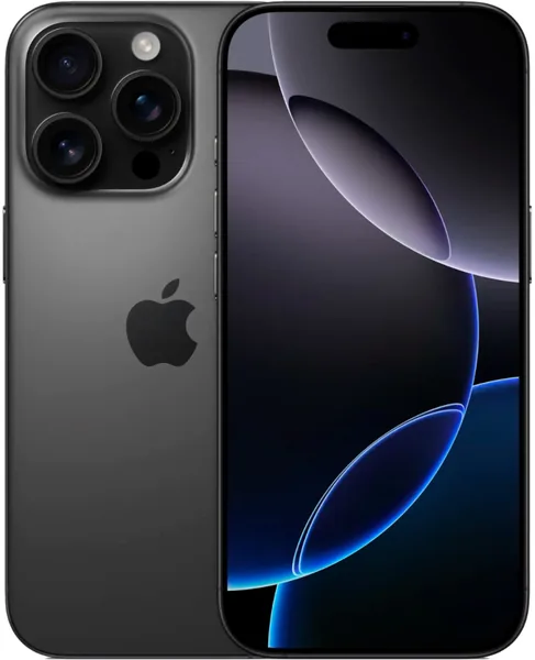 iPhone 16 Pro, 128 ГБ, Titanium Black, SIM + eSIM