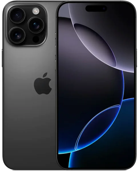 iPhone 16 Pro Max, 1 ТБ, Titanium Black, SIM + eSIM