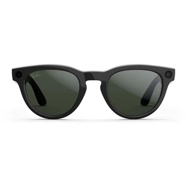 Ray-Ban Meta Headliner Gen 2, Shiny Black / Transitions Graphite Green, 50 мм