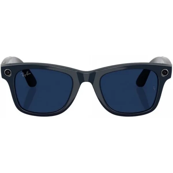 Ray-Ban Meta Wayfarer Gen 2, Shiny Cosmic Blue / Transitions Sapphire, 53 мм