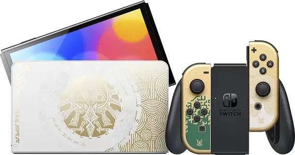 Nintendo Switch OLED Zelda Edition, Gold