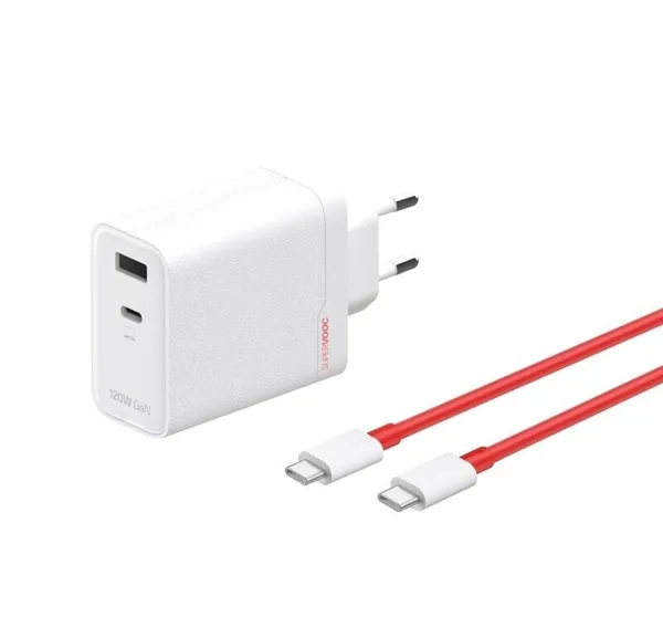 OnePlus SUPERVOOC 120W Dual Ports GaN с кабелем, White