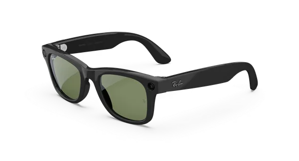 Ray-Ban Meta Wayfarer Gen 2, Shiny Black / G15 Green, 50 мм